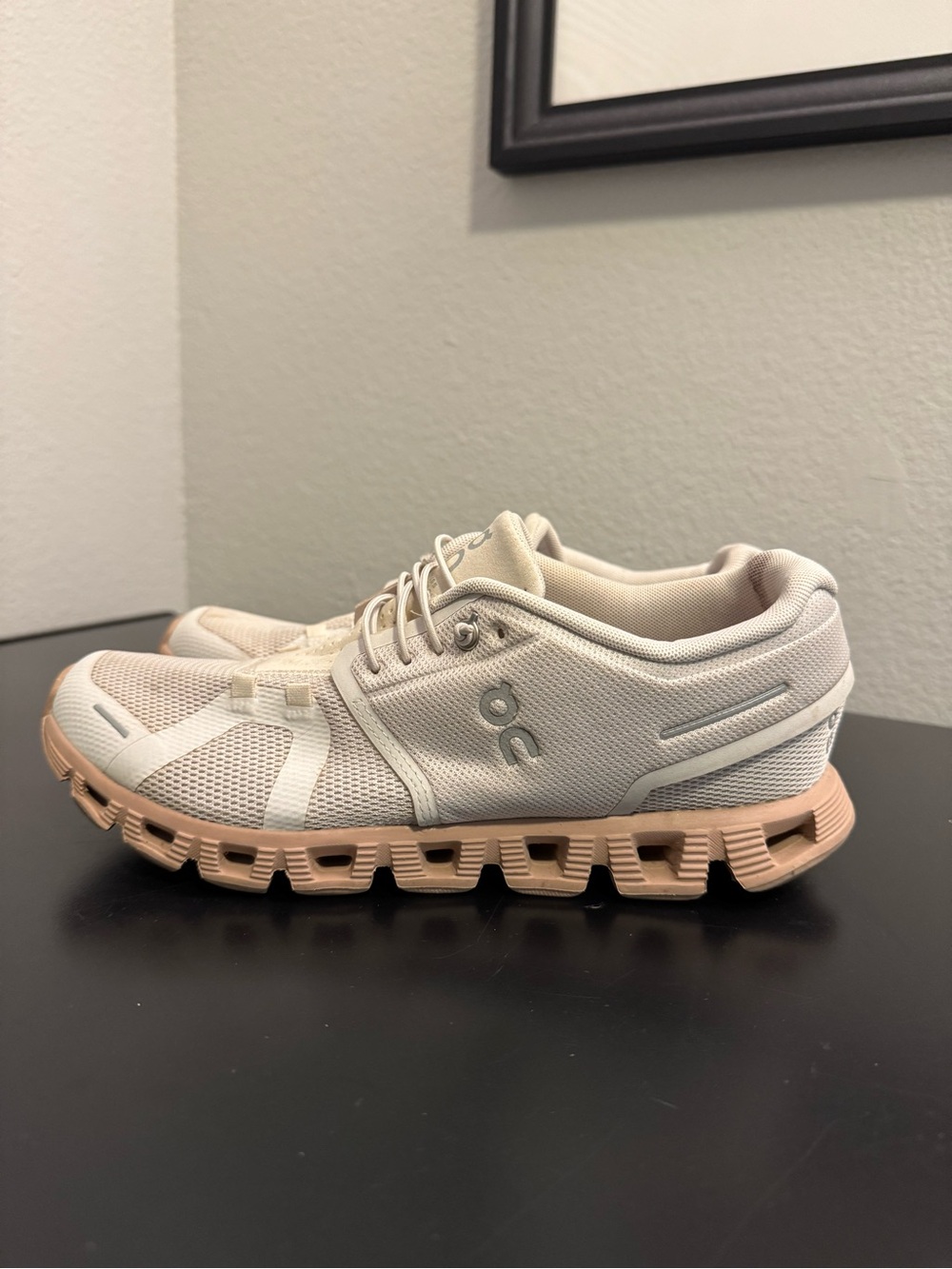 On Cloud Sand Rose Brown Cloud 5 Athletic Running Shoes